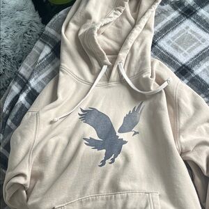 American Eagle Outfitters Cream Hoodie
